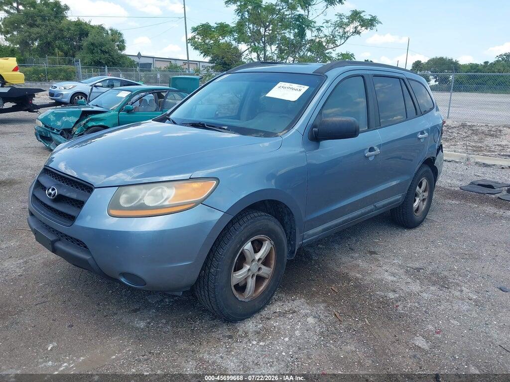5NMSG13DX9H275428 2009 HYUNDAI SANTA FE photo no. 2