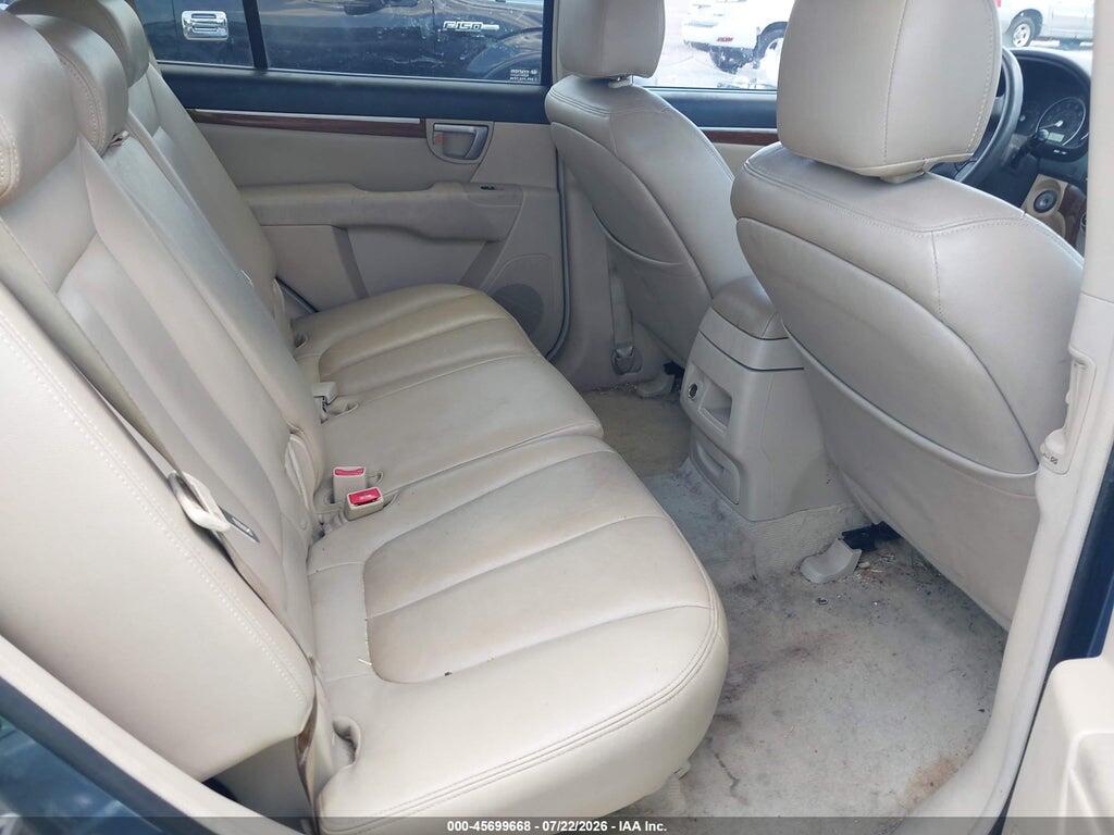 5NMSG13DX9H275428 2009 HYUNDAI SANTA FE photo no. 8