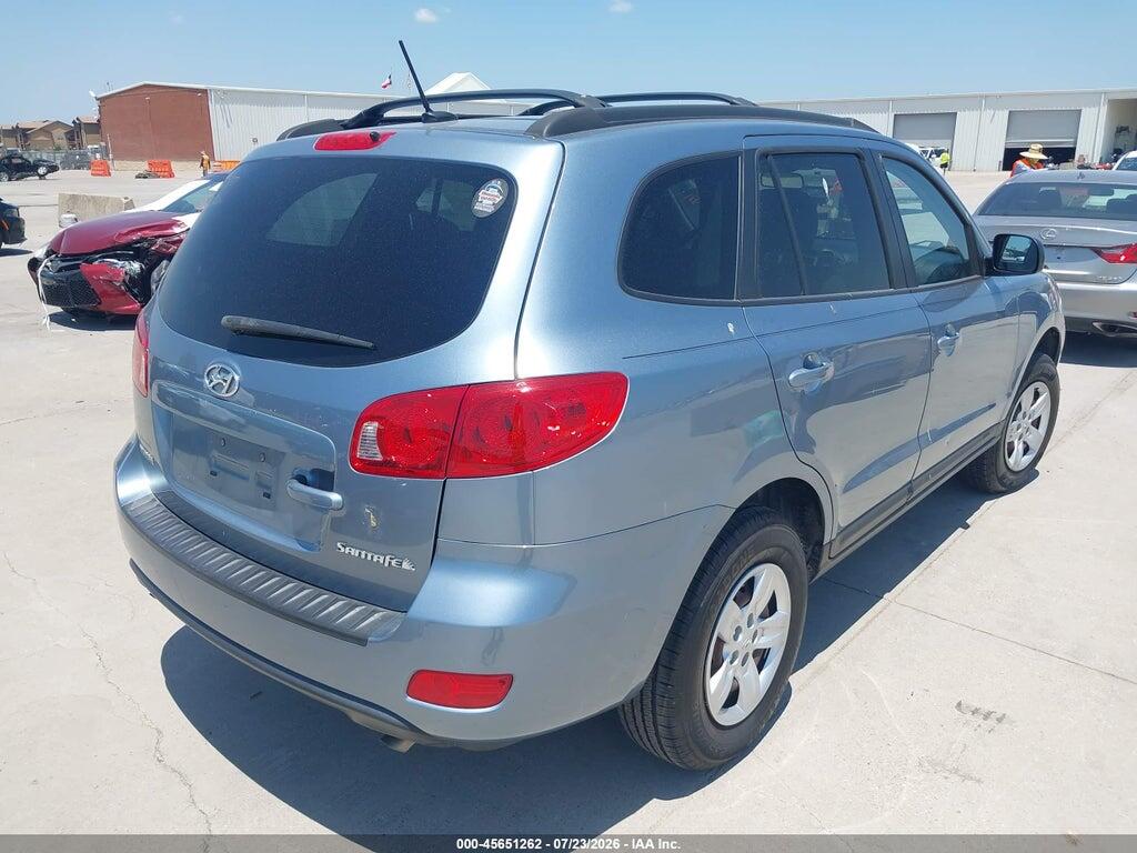 5NMSG13D39H328700 2009 HYUNDAI SANTA FE photo no. 4
