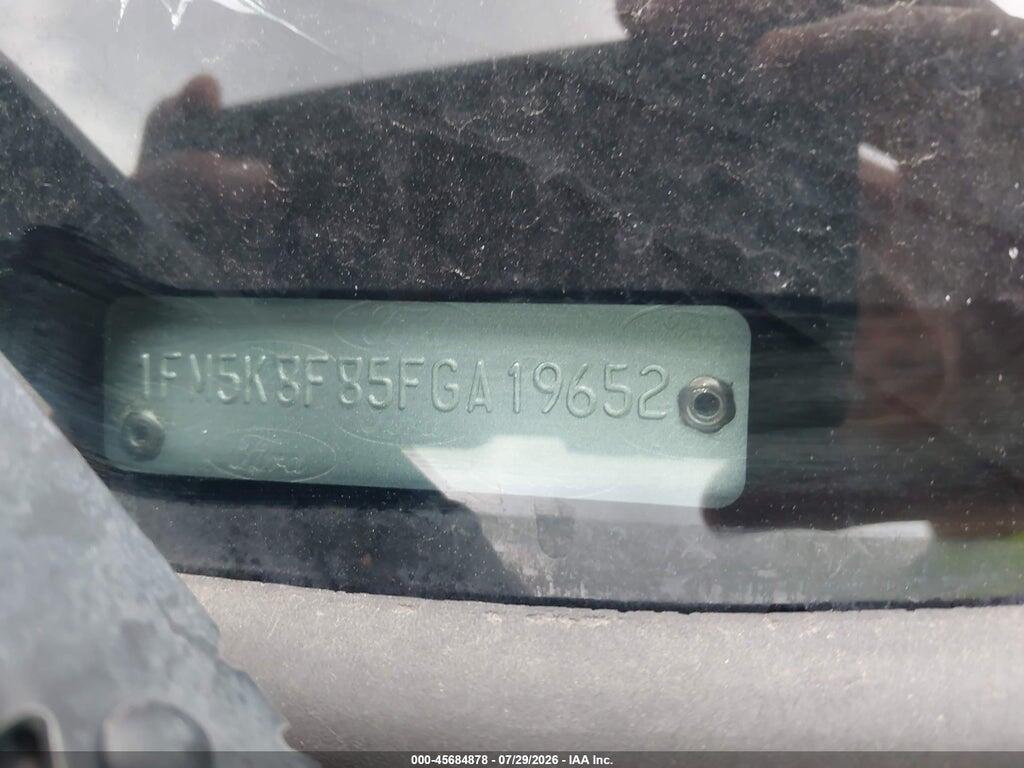 1FM5K8F85FGA19652 2015 FORD EXPLORER photo no. 9