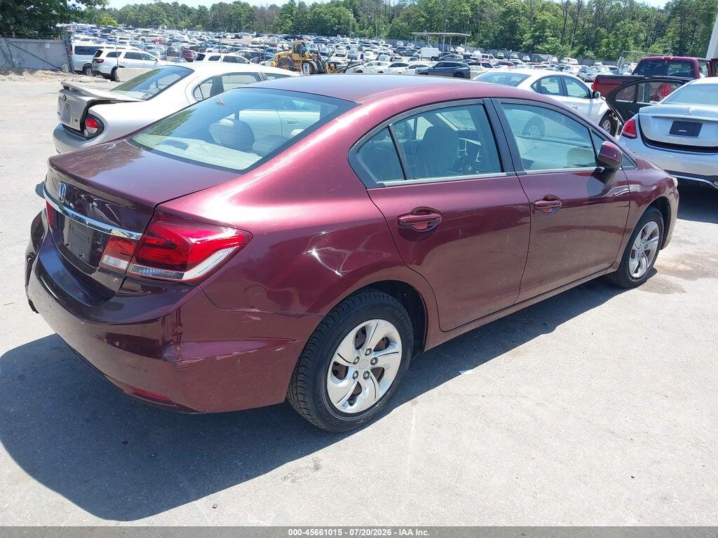 19XFB2F50DE244358 2013 HONDA CIVIC photo no. 4