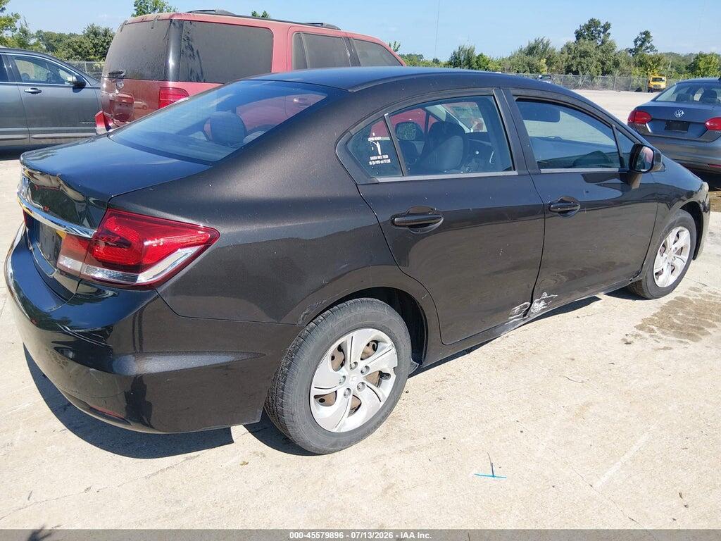 19XFB2F58DE057286 2013 HONDA CIVIC photo no. 4