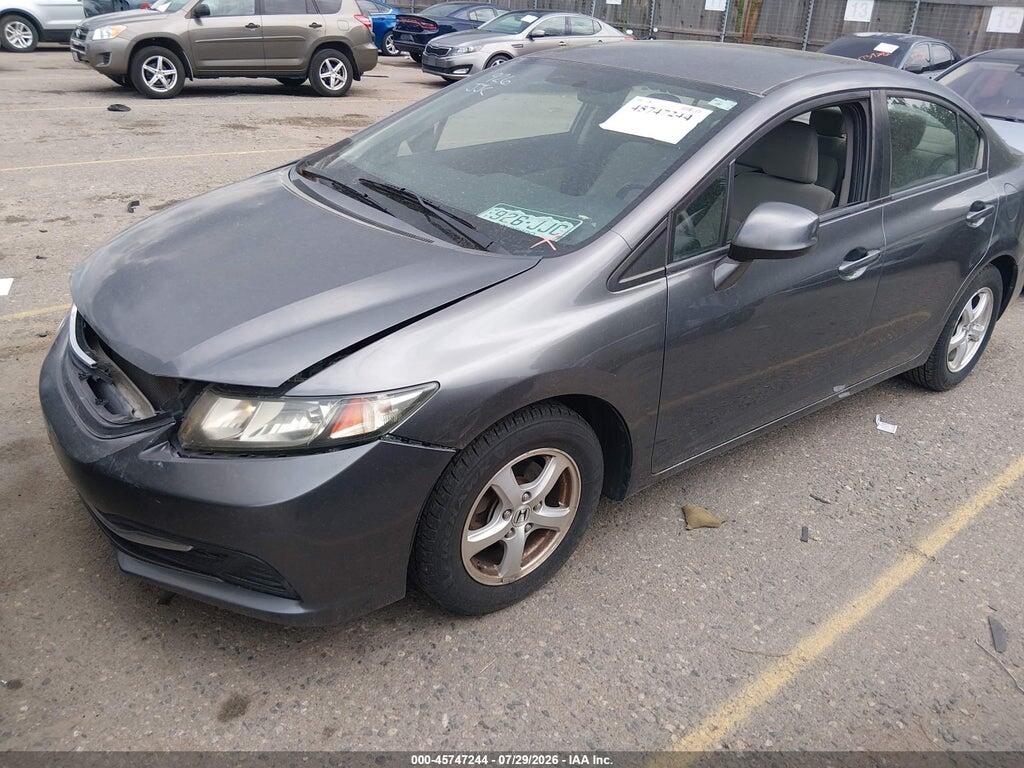 19XFB5F50DE000503 2013 HONDA CIVIC photo no. 2