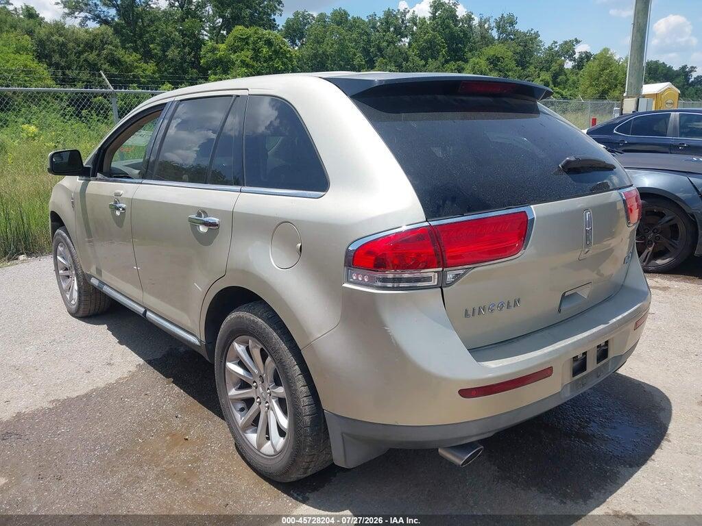 2LMDJ6JK8BBJ12774 2011 LINCOLN MKX photo no. 3