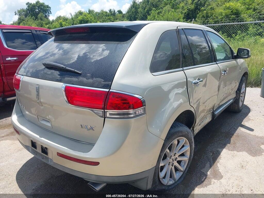 2LMDJ6JK8BBJ12774 2011 LINCOLN MKX photo no. 4