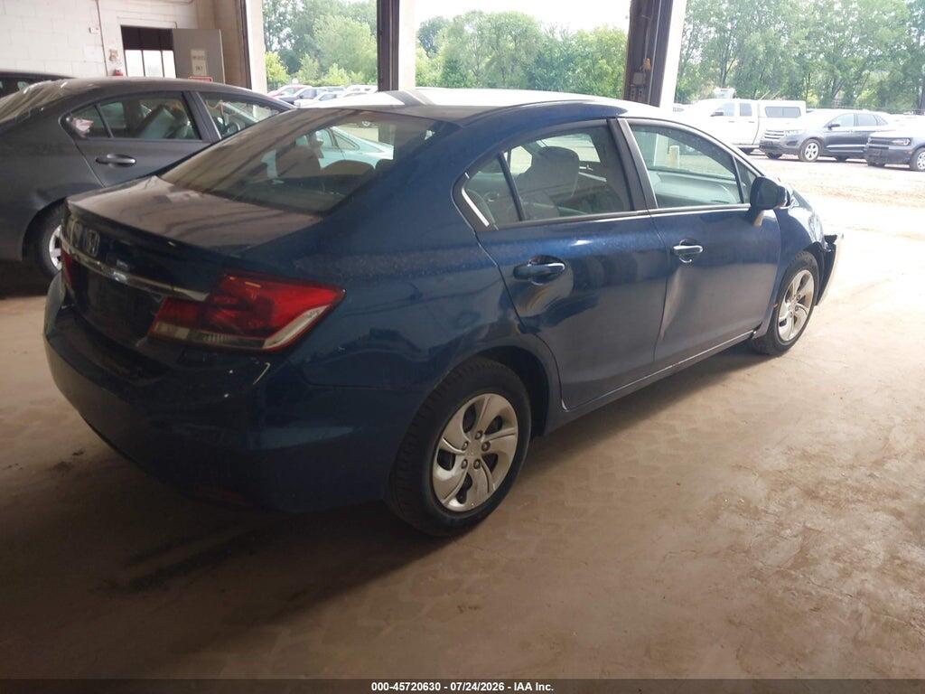19XFB2F54DE059701 2013 HONDA CIVIC photo no. 4