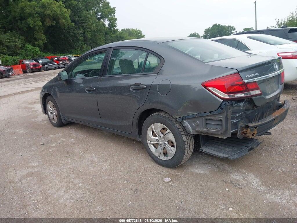 19XFB2F57DE041015 2013 HONDA CIVIC photo no. 3