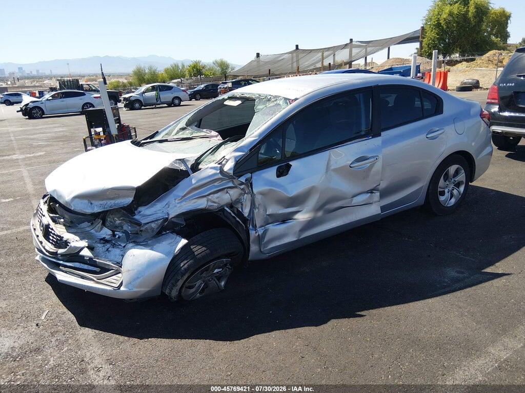 19XFB2F56DE094692 2013 HONDA CIVIC photo no. 2