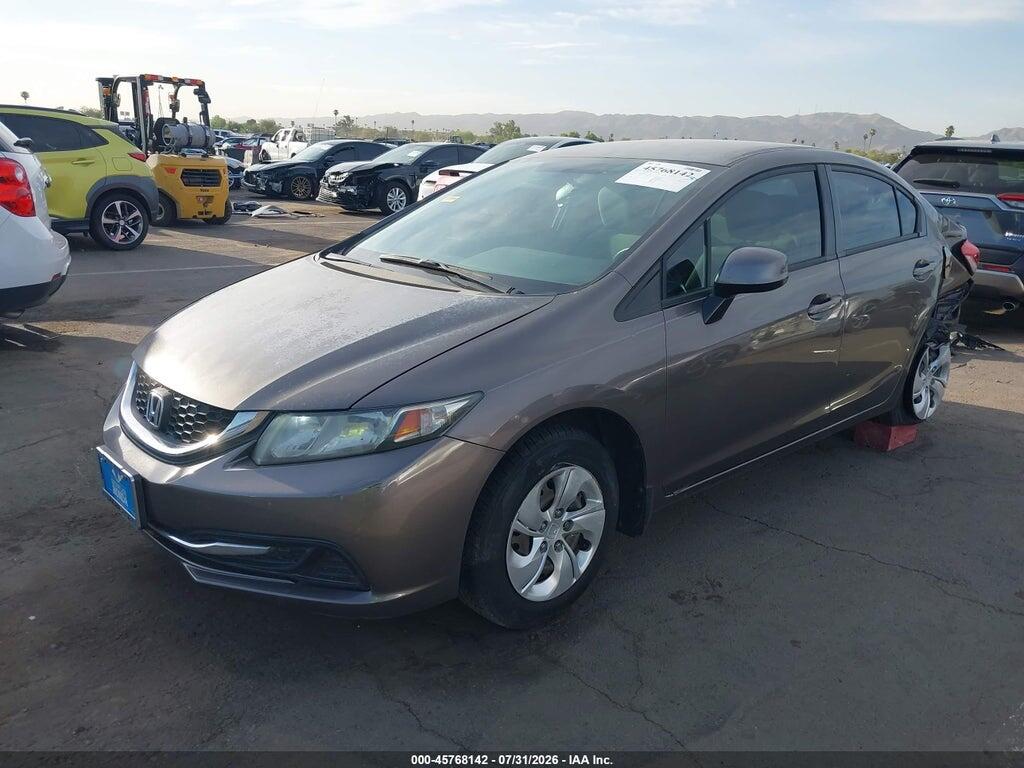 2HGFB2F53DH573321 2013 HONDA CIVIC photo no. 2