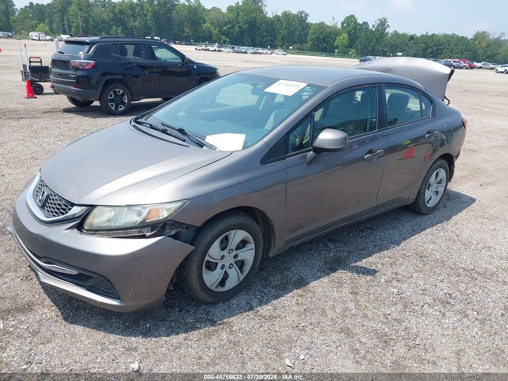 19XFB2F54DE073324 2013 HONDA CIVIC photo no. 2