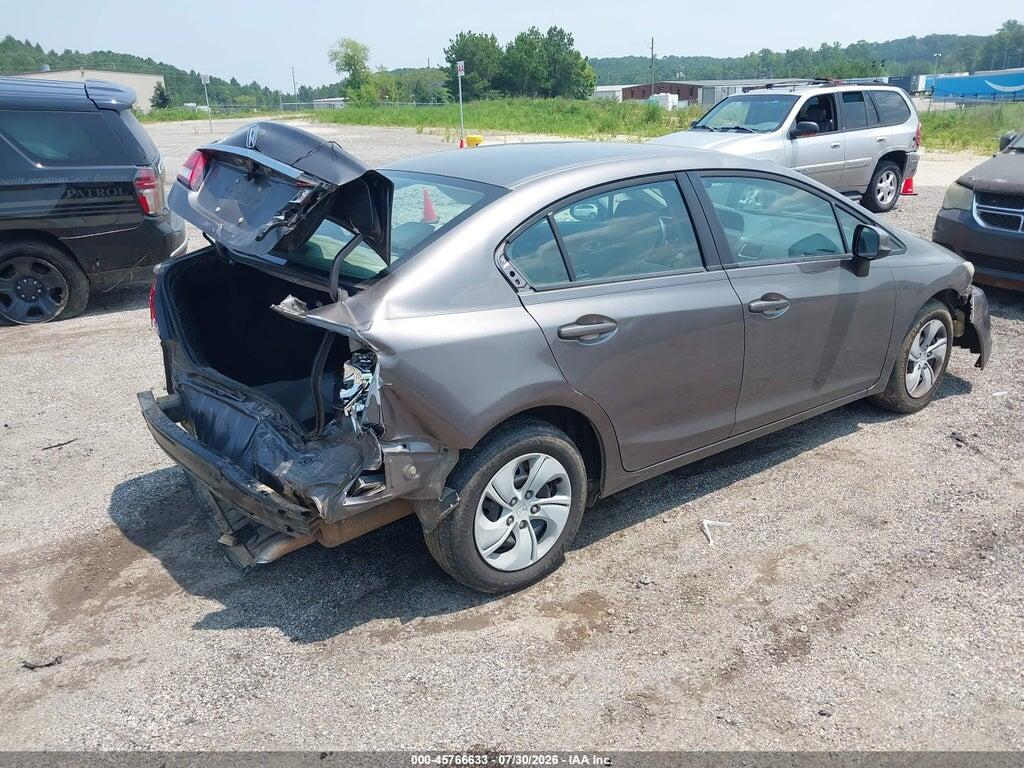 19XFB2F54DE073324 2013 HONDA CIVIC photo no. 4