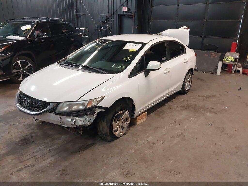 2HGFB2F50DH600345 2013 HONDA CIVIC photo no. 2
