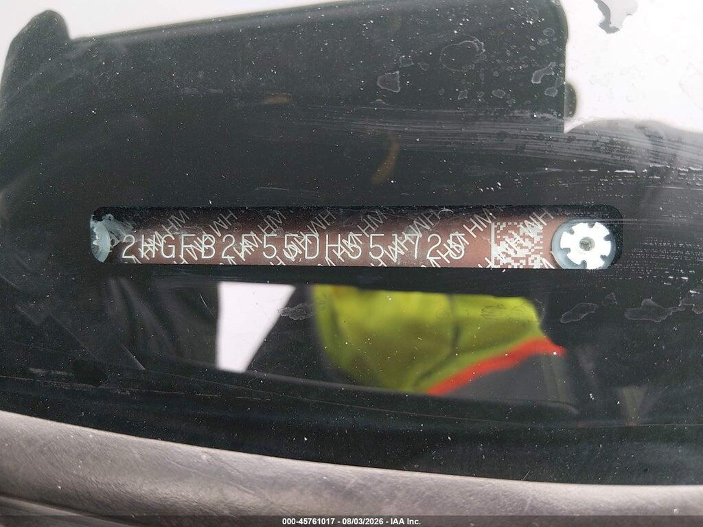 2HGFB2F55DH551725 2013 HONDA CIVIC photo no. 9
