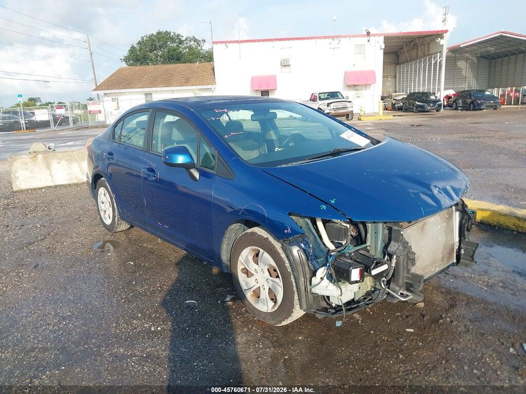 19XFB2F53DE100075 2013 HONDA CIVIC photo no. 1