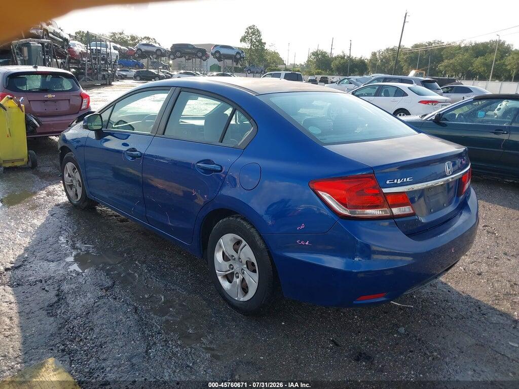 19XFB2F53DE100075 2013 HONDA CIVIC photo no. 3