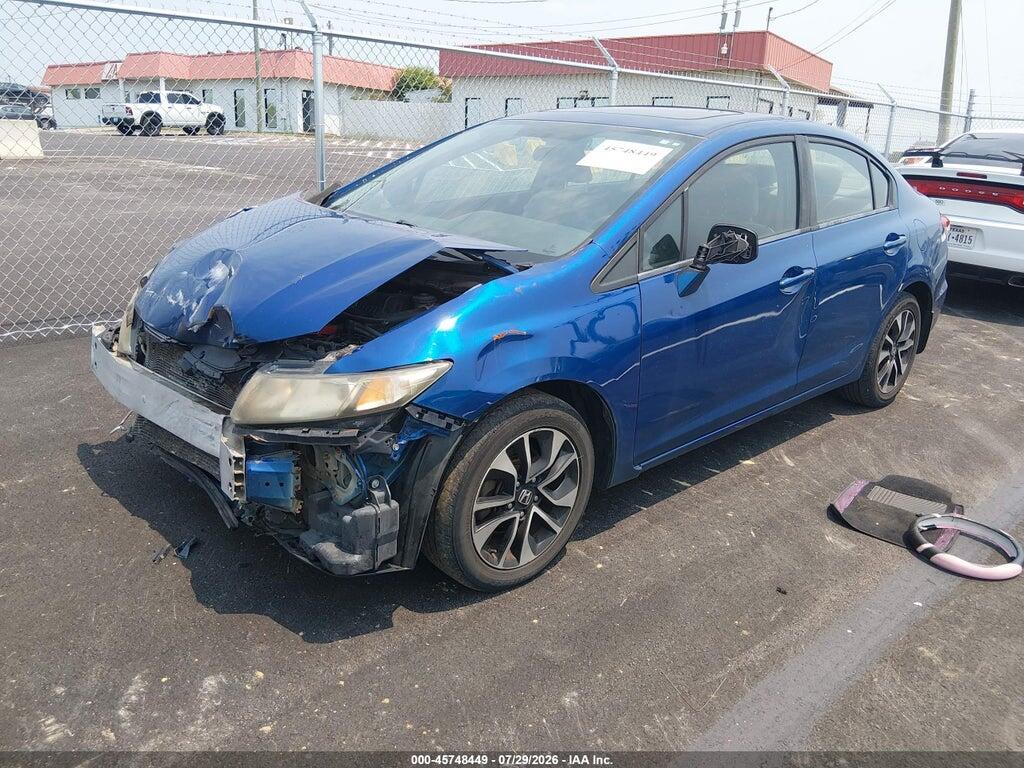 19XFB2F81DE051615 2013 HONDA CIVIC photo no. 2
