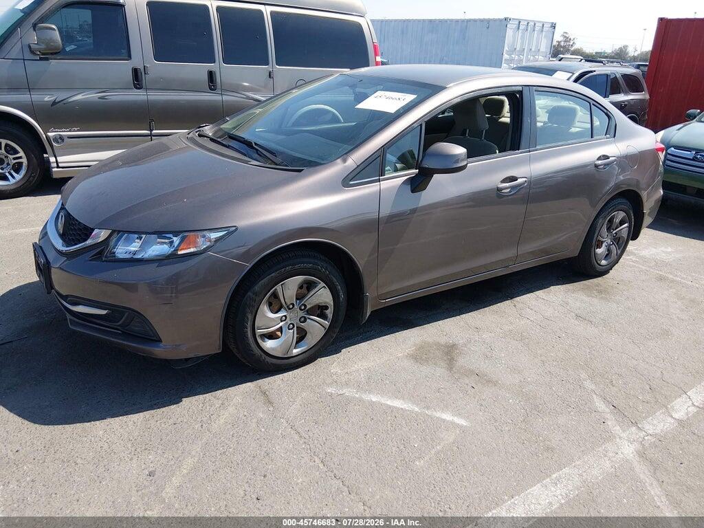 2HGFB2F55DH525612 2013 HONDA CIVIC photo no. 2