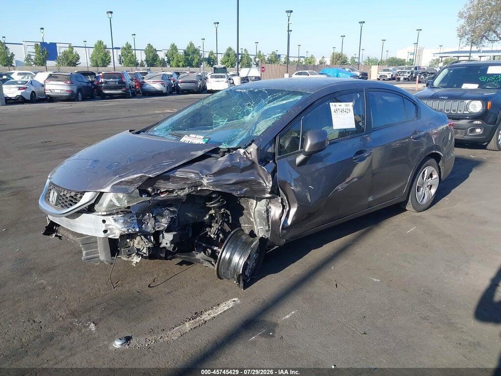 19XFB2F55DE225417 2013 HONDA CIVIC photo no. 2