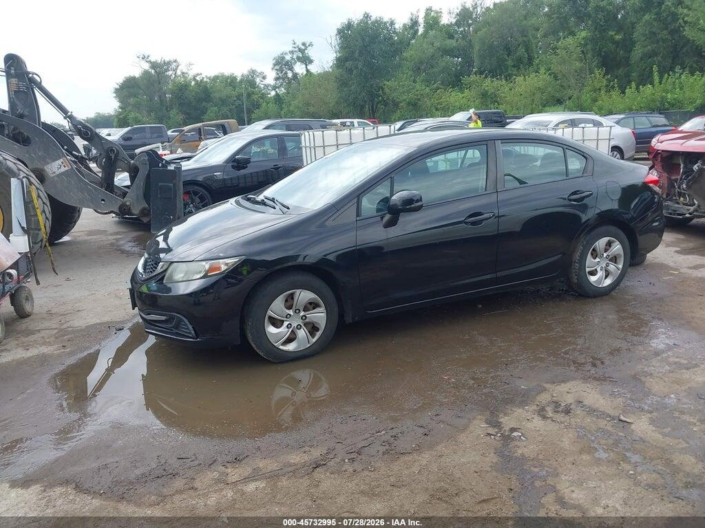 2HGFB2F57DH572480 2013 HONDA CIVIC photo no. 2