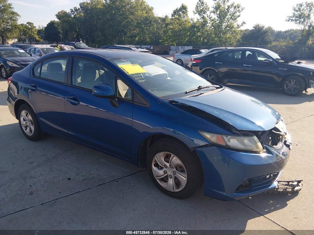19XFB2F50DE059985 2013 HONDA CIVIC photo no. 1