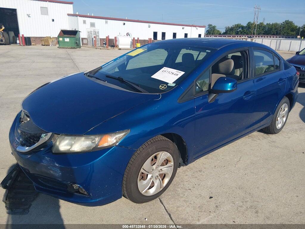 19XFB2F50DE059985 2013 HONDA CIVIC photo no. 2