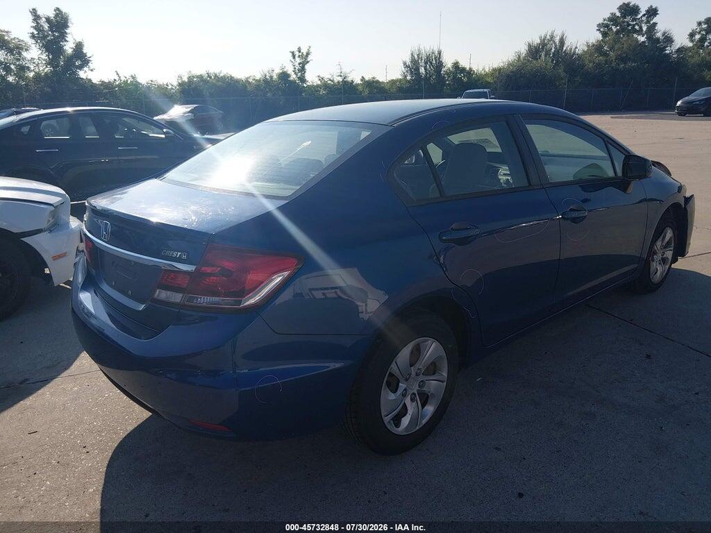 19XFB2F50DE059985 2013 HONDA CIVIC photo no. 4