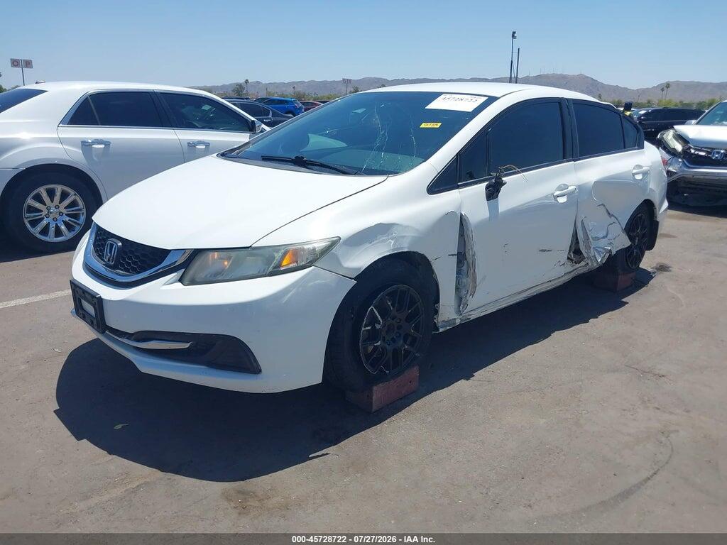 2HGFB2F57DH522064 2013 HONDA CIVIC photo no. 2
