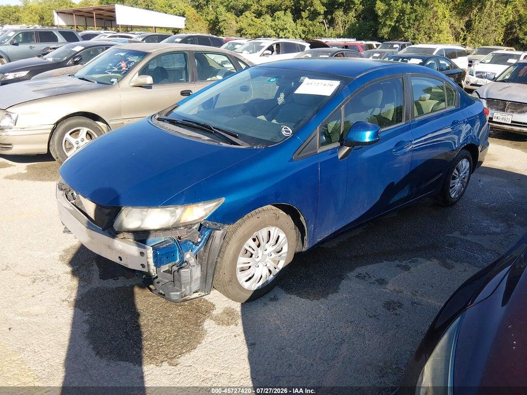 2HGFB2F54DH555782 2013 HONDA CIVIC photo no. 2