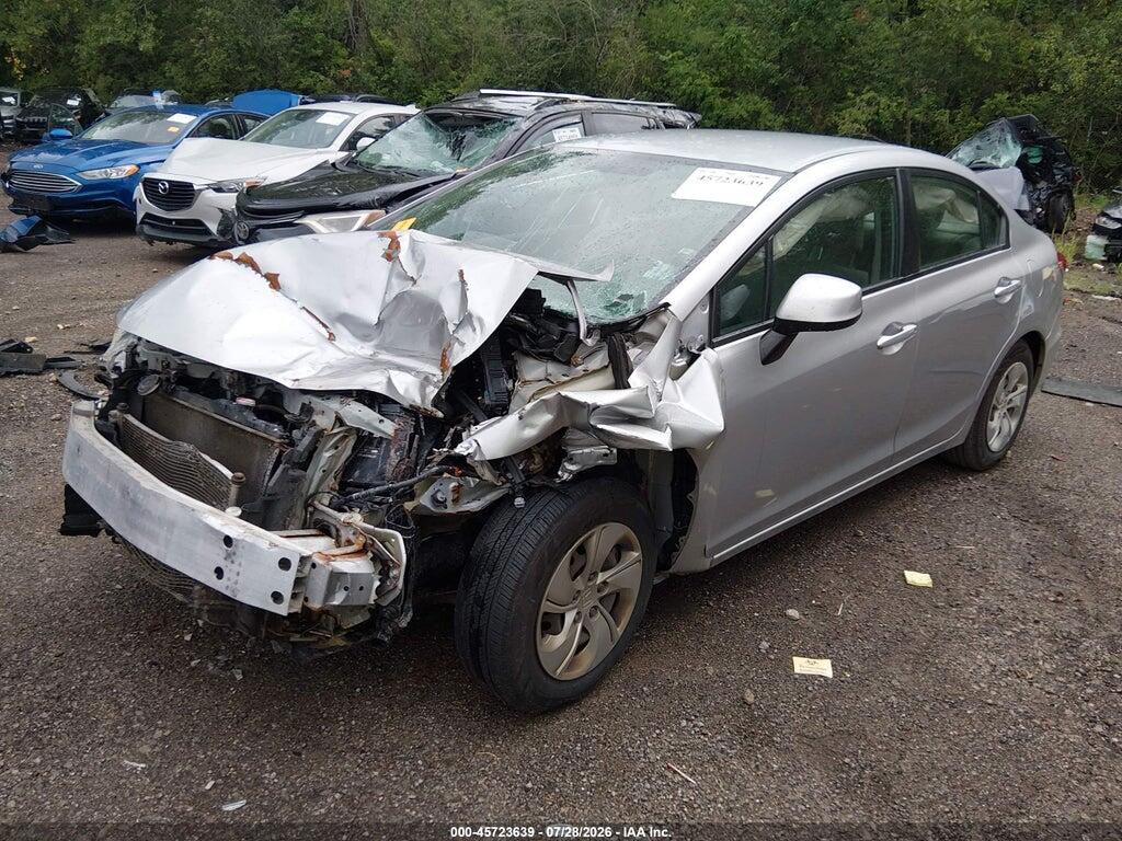 2HGFB2F54DH546466 2013 HONDA CIVIC photo no. 2