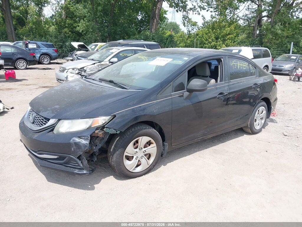 19XFB2F54DE095176 2013 HONDA CIVIC photo no. 2