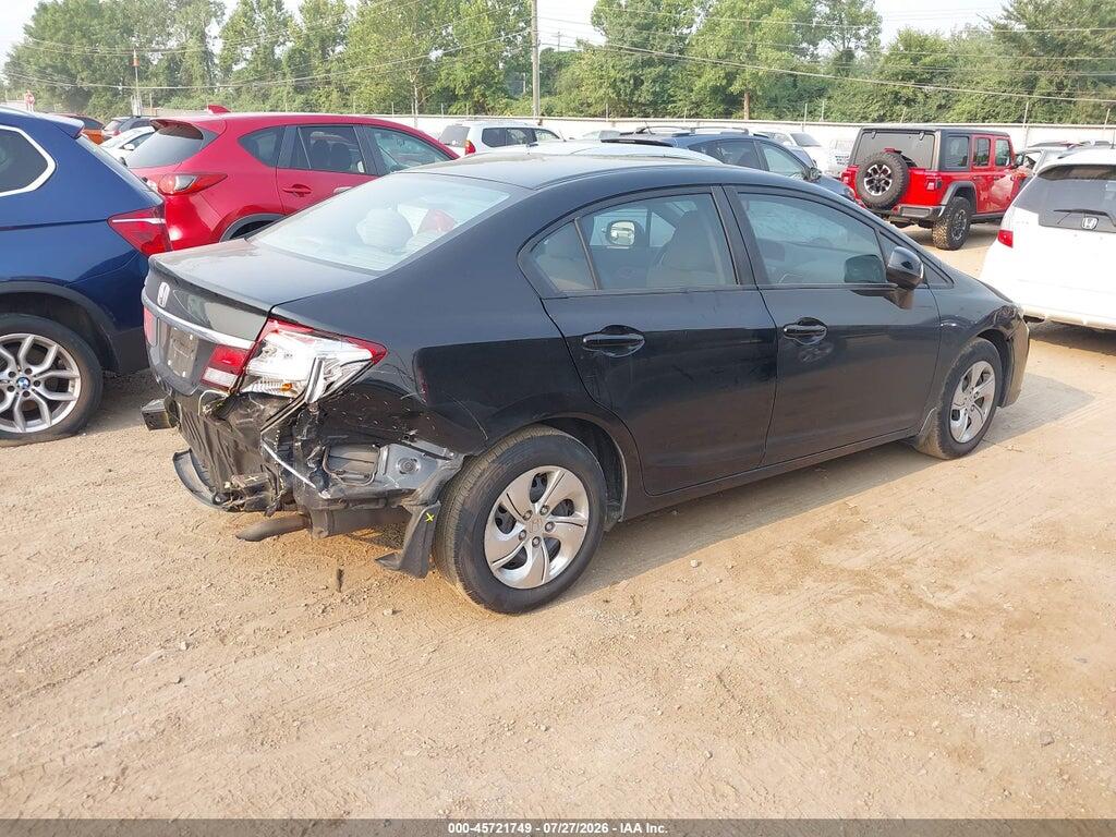 2HGFB2F52DH301780 2013 HONDA CIVIC photo no. 4