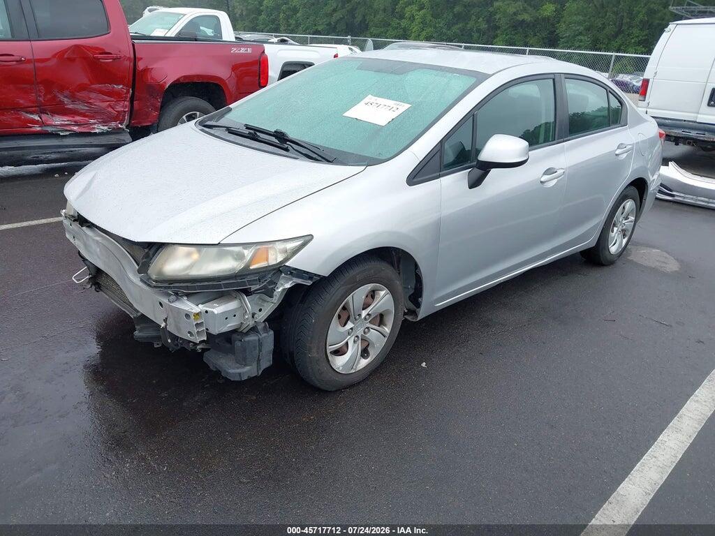 19XFB2F54DE246940 2013 HONDA CIVIC photo no. 2
