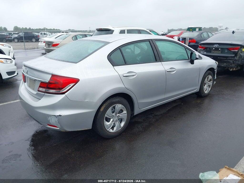 19XFB2F54DE246940 2013 HONDA CIVIC photo no. 4