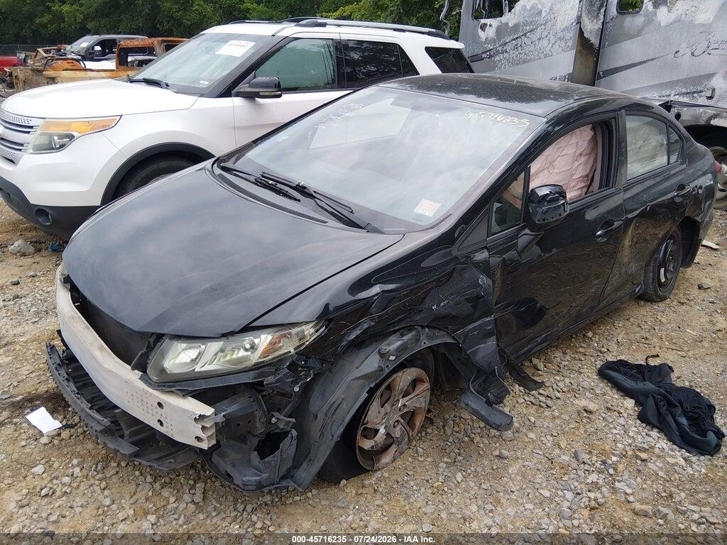 19XFB2F58DE030332 2013 HONDA CIVIC photo no. 2
