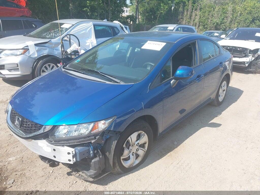2HGFB2F56DH592266 2013 HONDA CIVIC photo no. 2