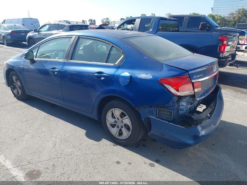 19XFB2F51DE257703 2013 HONDA CIVIC photo no. 3