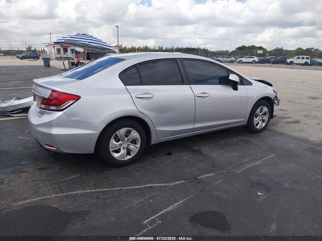 19XFB2F51DE080599 2013 HONDA CIVIC photo no. 4