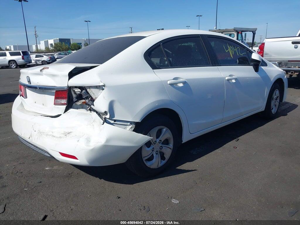 19XFB2F59DE223167 2013 HONDA CIVIC photo no. 4