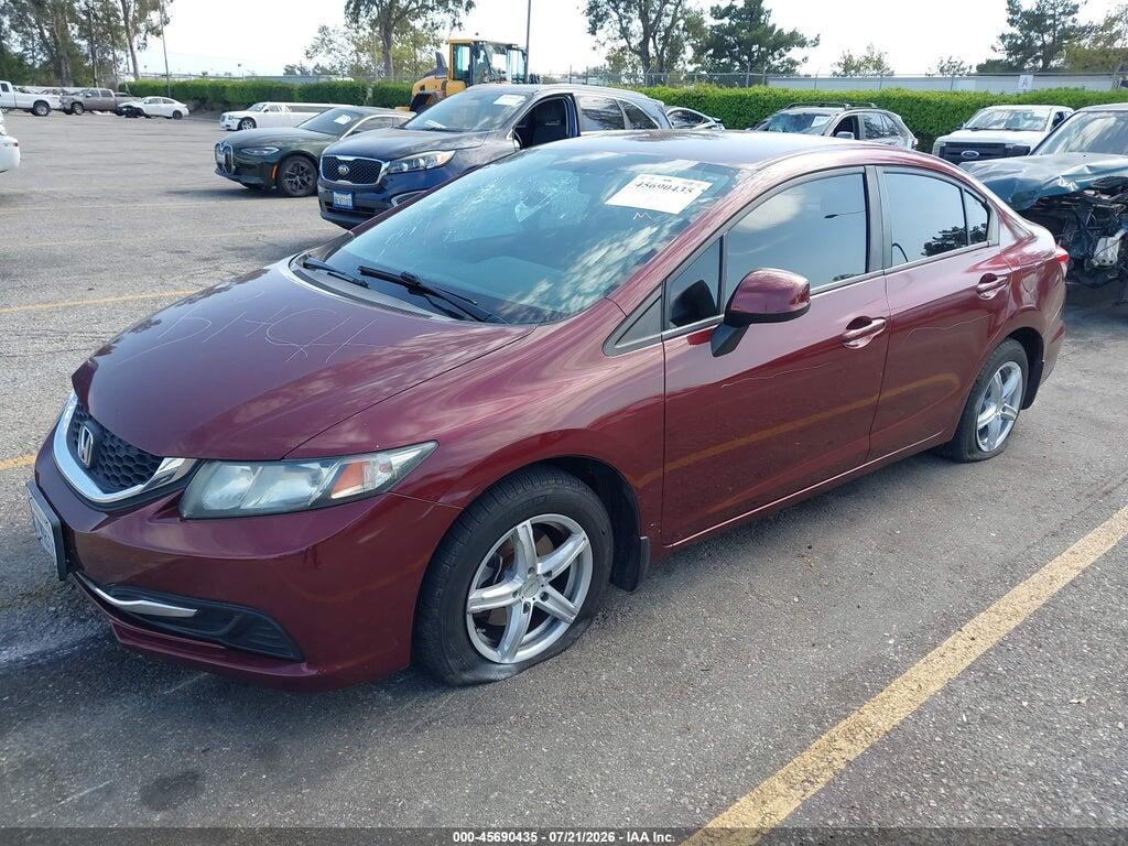 2HGFB2F53DH525706 2013 HONDA CIVIC photo no. 2