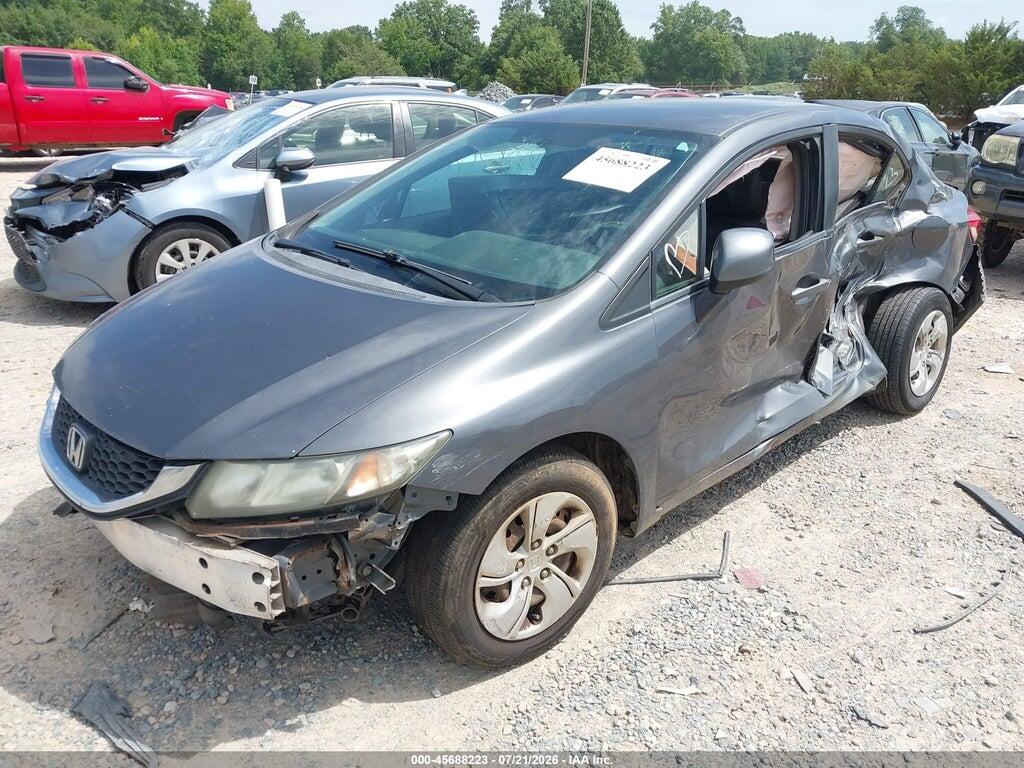 2HGFB2F55DH539509 2013 HONDA CIVIC photo no. 2