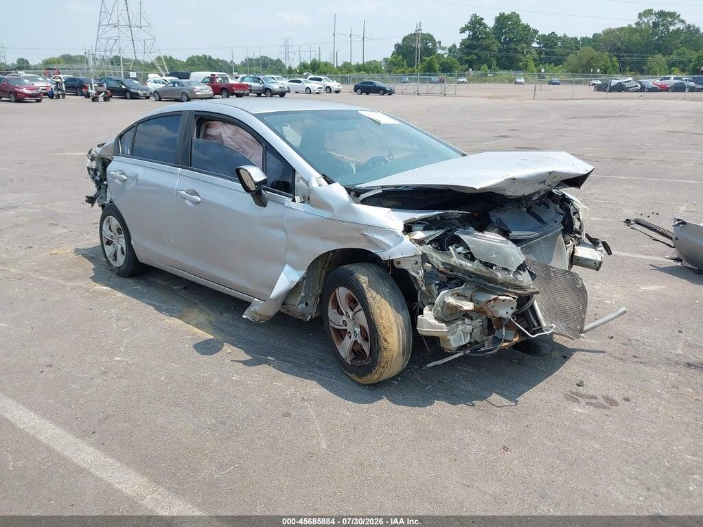 19XFB2F53DE006648 2013 HONDA CIVIC photo no. 1