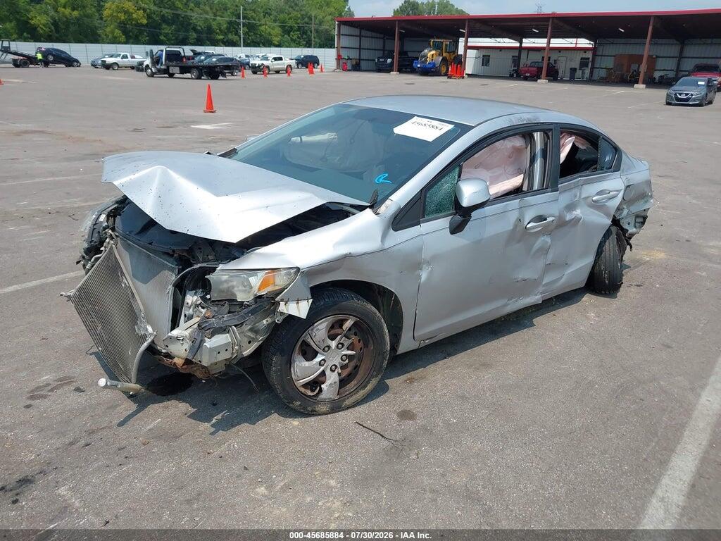 19XFB2F53DE006648 2013 HONDA CIVIC photo no. 2