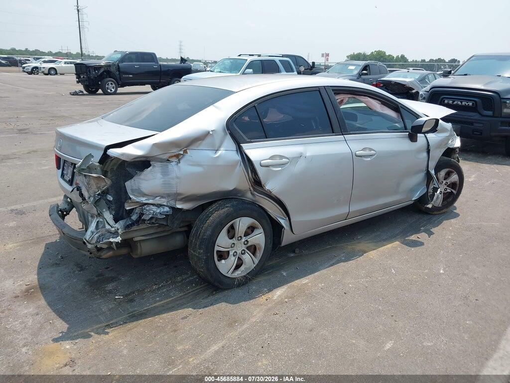 19XFB2F53DE006648 2013 HONDA CIVIC photo no. 4