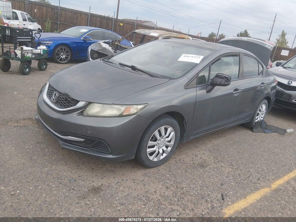 19XFB2F52DE093412 2013 HONDA CIVIC photo no. 2