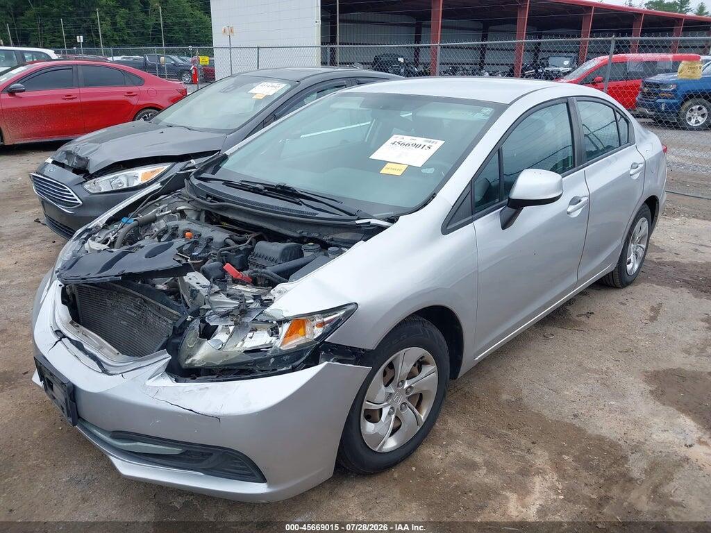 19XFB2E59DE036139 2013 HONDA CIVIC photo no. 2