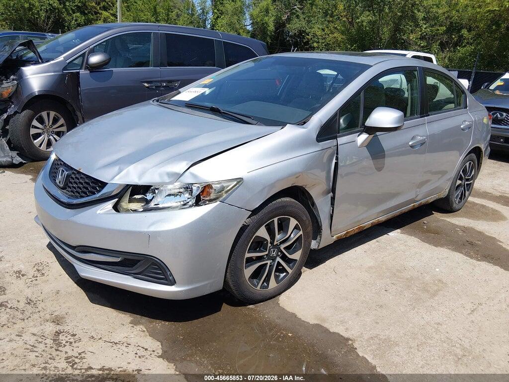 19XFB2F83DE062616 2013 HONDA CIVIC photo no. 2