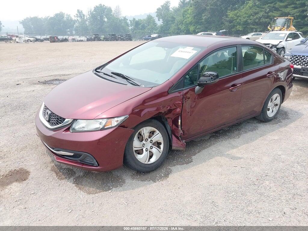 19XFB2F52DE213354 2013 HONDA CIVIC photo no. 2