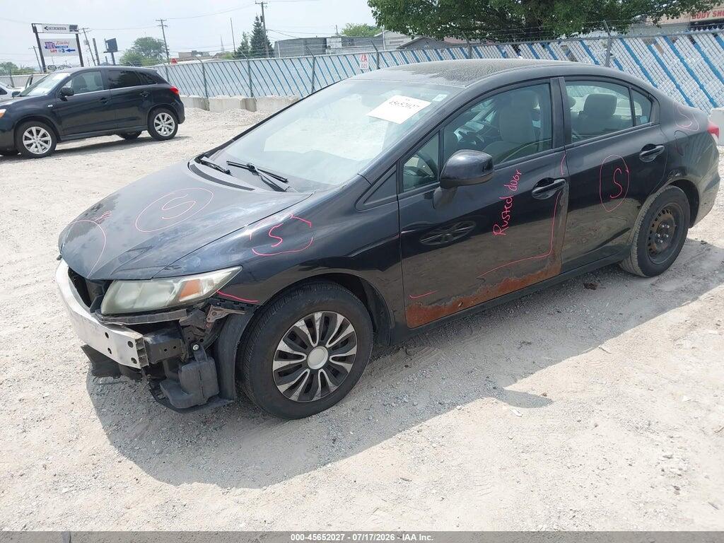 19XFB2F58DE018097 2013 HONDA CIVIC photo no. 2