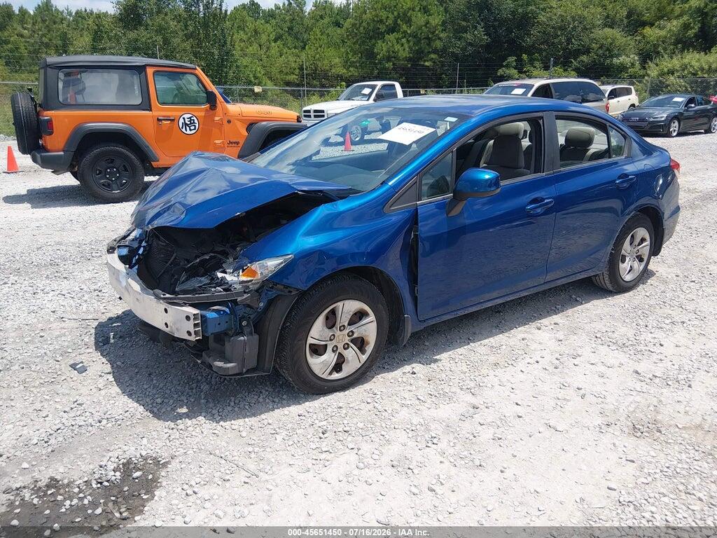19XFB2F58DE034820 2013 HONDA CIVIC photo no. 2