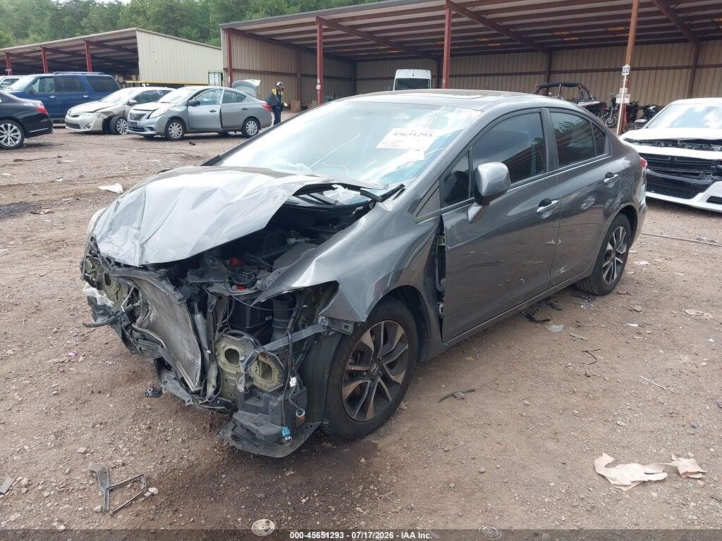 2HGFB2F82DH504694 2013 HONDA CIVIC photo no. 2